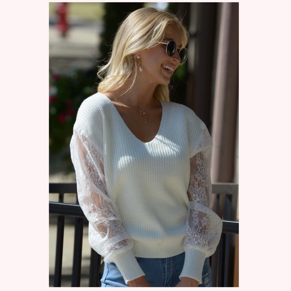 Beautiful white sweater